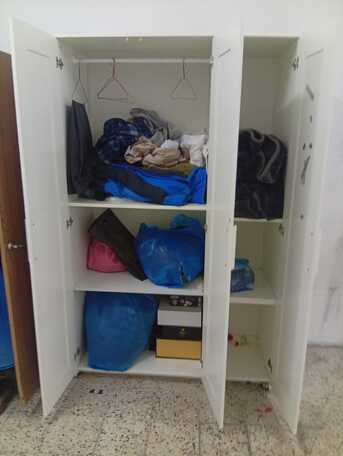 Akrabia, Furniture, SAR 350,  White 3 Doors Almirah