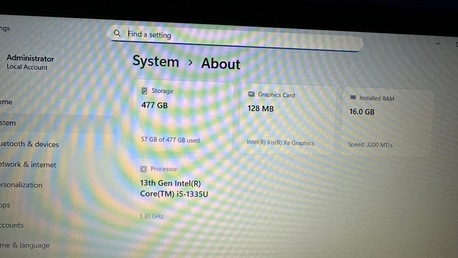 Khobar, Computers, SAR 1400,  HP Laptop Inter(R) Core(TM) I5-13th Gen