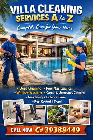 Manama, Cleaning, Villa And Home Cleaning Complete Services