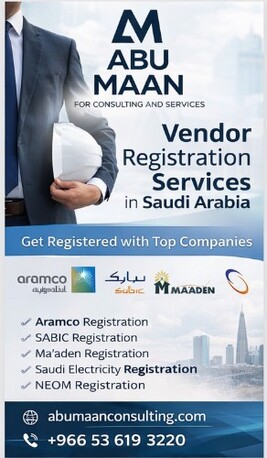 Yanbu, Business, Business Consulting & Vendor Registration