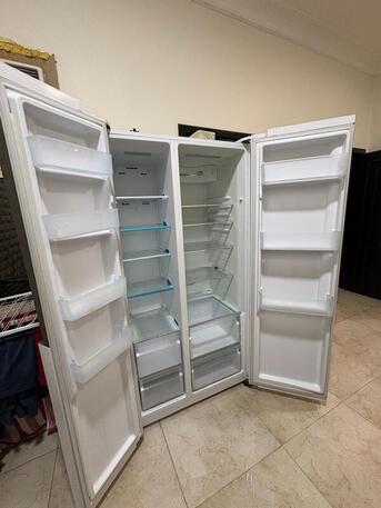 Al Rakah Al Shamaliyah, Appliances, SAR 1500,  Haier Refrigerator - Double Door - Side By Side For Sale