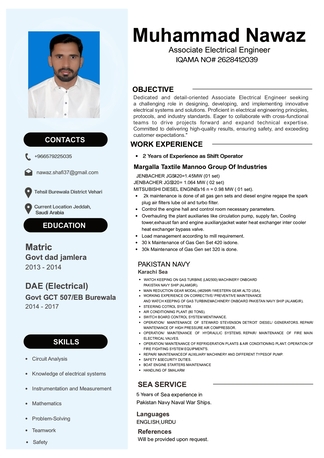 Jeddah, Job Seekers, Electrical Technician