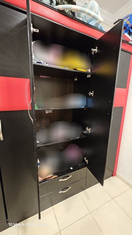 Jeddah, Furniture, SAR 850,  Bed And Cupboard