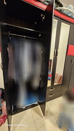 Jeddah, Furniture, SAR 850,  Bed And Cupboard