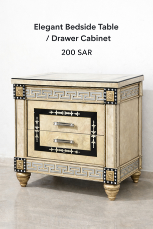 Khobar, Furniture, SAR 500,  Bedroom Set: Luxury Nightstand + 2-Door Wardrobe (Combo Deal)