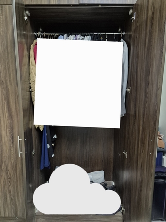 Riyadh, Furniture, SAR 650,  Large Wooden Wardrobe For Sale &ndash; Excellent Condition