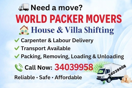 Al Seef, Labor/Moving, Office And House Villa Flat Apartment Removal Service Provide All Bharain Transports