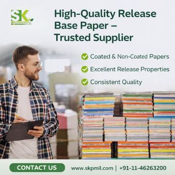 New Delhi, Wholesale Products, High-Quality Release Base Paper Supplier For Label & Lamination Use