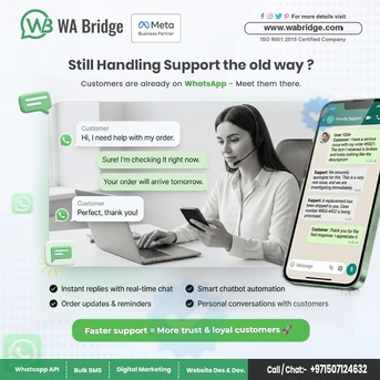 Dubai, Marketing, Improve Customer Support With WhatsApp Business API &ndash; WA Bridge