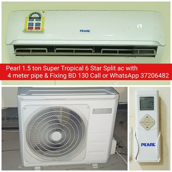 Riffa, Air Conditioners, BHD 130,  ✅️ Pearl 1.5 Ton 6 Star Split Ac For Sale In Good Condition W