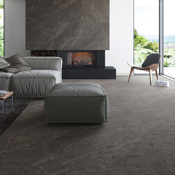 London, Materials, GBP 024,  Brown Stone Effect Porcelain Tile 80x80cm &ndash; Floor & Wall Tile