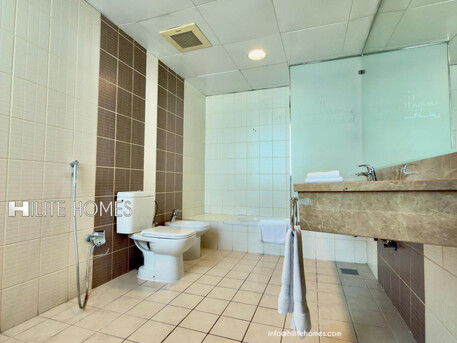 Salmiya, Apartments/Houses, KWD 1200/month,  Furnished,  3 BR,  Three Bedroom Seaview Furnished Duplex For Rent In Salmiya