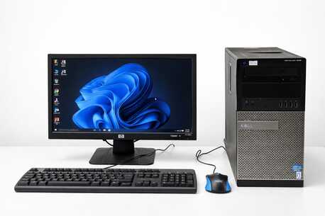 Manama, Electronics, BHD 33,  Dell Core I3 - Speed 3.40Ghz | 8GB RAM | 500GB HDD | Win 10 Pro | 19&prime;&prime; HD Monitor -