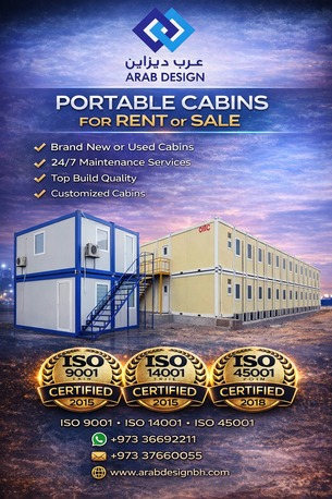 Manama, Heavy Equipment, BHD 1,  Portable Cabins For Sale & Rent | Office, Security & Site Accommodation