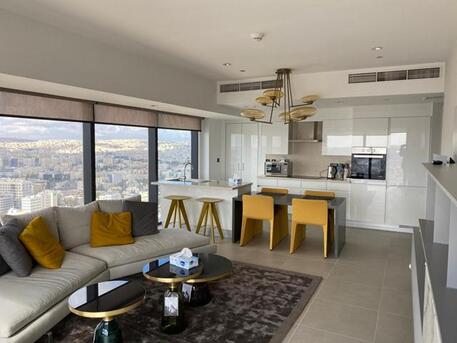 Al-Abdali, Apartments, Flats, Houses & Villas, JOD 20000/year,  Furnished,  1 BR,  85 Sq. Meter,  Brand New Hotel Apartment In (W) For Rent In Al-Abdali