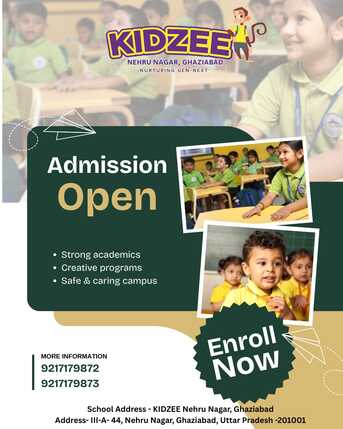 Ghaziabad, Education, Admissions Open For Preschool 2026&ndash;27 | Kidzee Nehru Nagar,Ghaziabad,Uttar Pradesh