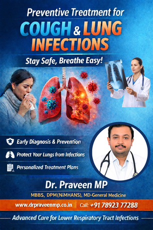 Bangalore, Health, Preventive Treatment For Cough & Lung Infections - Dr. Praveen MP
