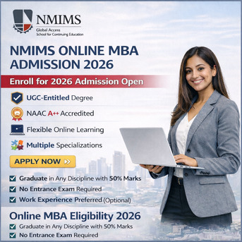 Mumbai, Education, NMIMS Online MBA Admission 2026 | Eligibility, Fees & Apply Online
