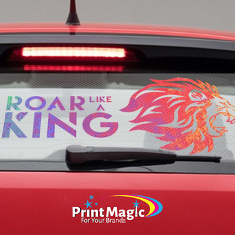 Washington DC, Printing, Order Custom Perforated Decals From PrintMagic