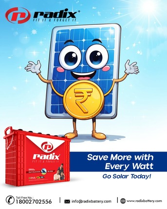 Meerut, Heavy Equipment, INR 50000,  Solar Battery Manufacturer In Meerut For Reliable Power | Radix Battery