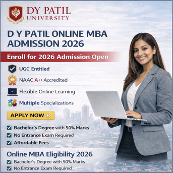 New Delhi, Education, D Y Patil Online MBA Admission 2026 | Eligibility, Fees & Apply Online