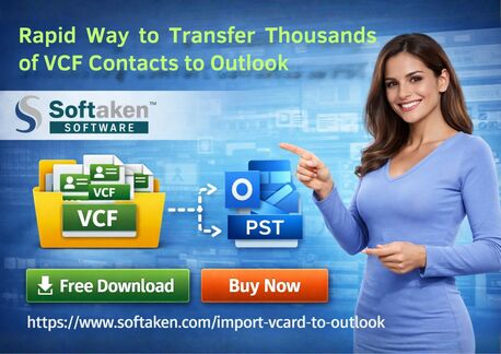 San Francisco, Computer, Rapid Way To Transfer Thousands Of VCF Contacts To Outlook