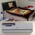 SAR 1700,  Urgent Sale: Split AC And Family Cot Bed Set At A Great Price!