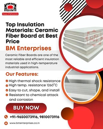 Faridabad, Materials, INR 1100,  Top Insulation Materials Ceramic Fiber Board At Best Price