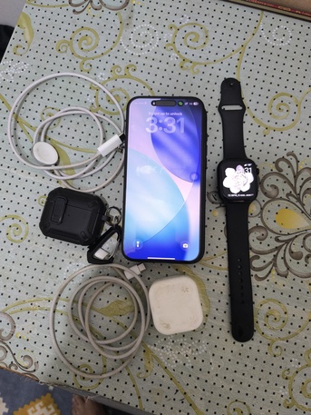 Al Wizarat, Mobile Phones, SAR 5000,  Iphone 16 Pro Max 256 Gb For Sale With Smart Watch 10 And Airpods 3rd Generation