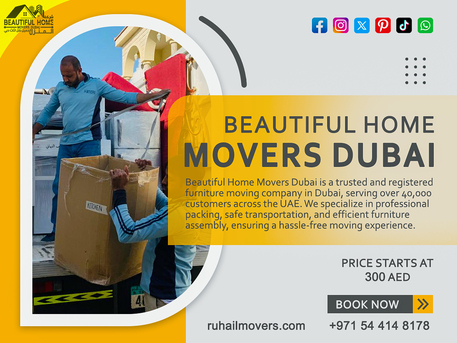 Dubai, Relocation, Beautiful Home Movers Dubai شركة المنزل الجميل نقل اثاث دبي
