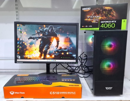 Manama, Computers, BHD 278,  12th Generation I5 Gaming & Graphics Computer Set 22" LED RTX 8GB GPU 16GB RAM + 512GB M.2