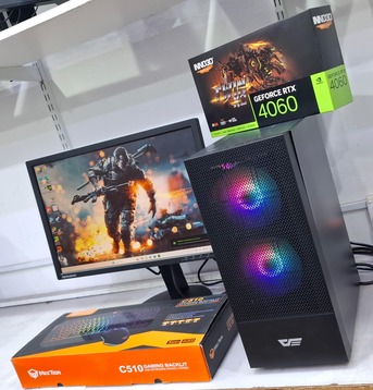 Manama, Computers, BHD 278,  12th Generation I5 Gaming & Graphics Computer Set 22" LED RTX 8GB GPU 16GB RAM + 512GB M.2