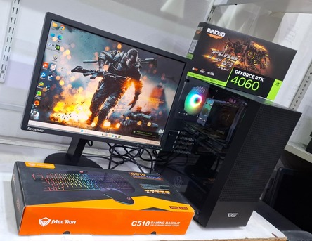 Manama, Computers, BHD 278,  12th Generation I5 Gaming & Graphics Computer Set 22" LED RTX 8GB GPU 16GB RAM + 512GB M.2