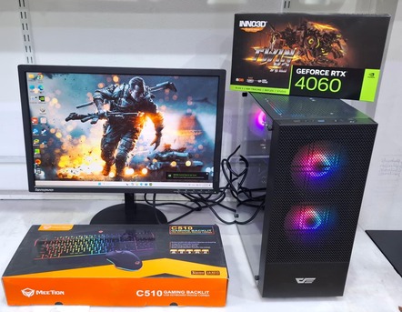 Manama, Computers, BHD 278,  12th Generation I5 Gaming & Graphics Computer Set 22" LED RTX 8GB GPU 16GB RAM + 512GB M.2