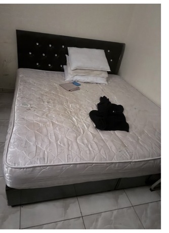 Riyadh, Furniture, SAR 200,  Sar 200 King Bed Frame And Mattress