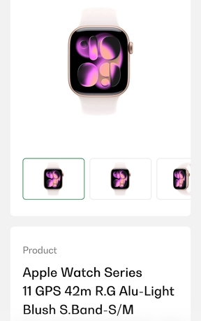 Khobar, Mobile Phones, SAR 1100,  Apple Watch Series 11 42 Smartwatch