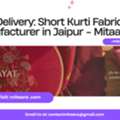 Fast Delivery: Short Kurti Fabric Manufacturer In Jaipur - Mitaara