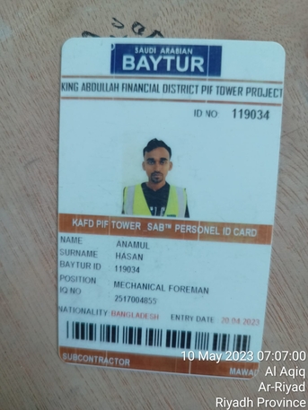 Riyadh, Job Seekers, Plumbing Foreman Available In Riyadh