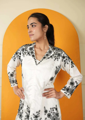 Dwarka, Clothing & Accessories, INR 1699,  Embroidered Cotton Co-ord Set Under ₹ 2000 - FashionTownie, New Delhi