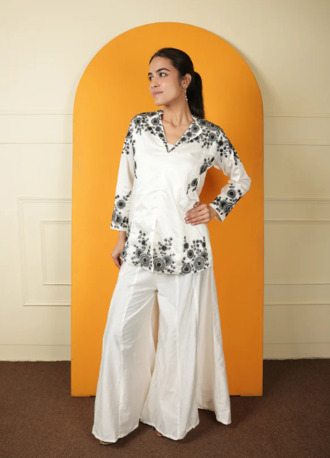 Dwarka, Clothing & Accessories, INR 1699,  Embroidered Cotton Co-ord Set Under ₹ 2000 - FashionTownie, New Delhi