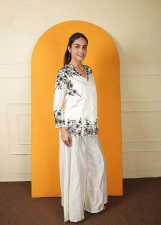 Dwarka, Clothing & Accessories, INR 1699,  Embroidered Cotton Co-ord Set Under ₹ 2000 - FashionTownie, New Delhi