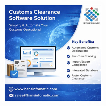 New Delhi, Logistics, Smart Customs Clearance Software Solution For Import & Export Operations