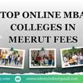 Top Online MBA Colleges In Meerut Fees