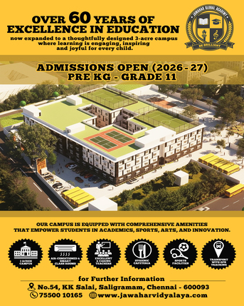 Chennai, Education, Best CBSE School In Chennai