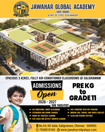 Chennai, Education, Best CBSE School In Chennai