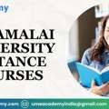 Annamalai University Distance Courses