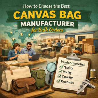 New Delhi, Businesses For Sale, How To Choose The Best Canvas Bag Manufacturer For Bulk Orders