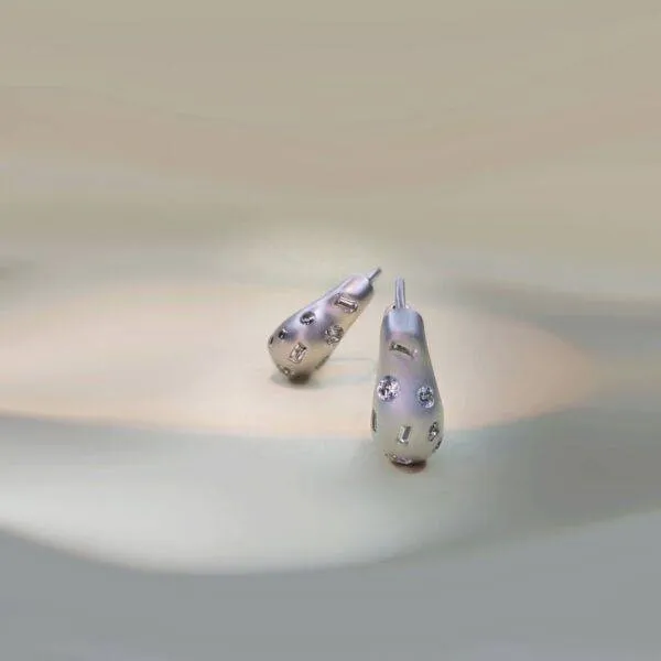 Mumbai, Jewelry, Stylish Silver Statement Earrings For Bold Fashion Looks