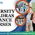 University Of Madras Distance Courses