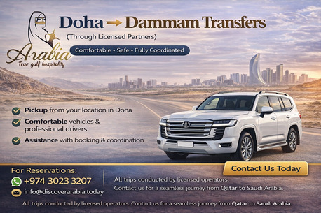 Doha, Mutual Permit Transfers, Doha To Riyadh, Doha To Dubai, Doha To Dammam  Private & Share Transfer Service Available